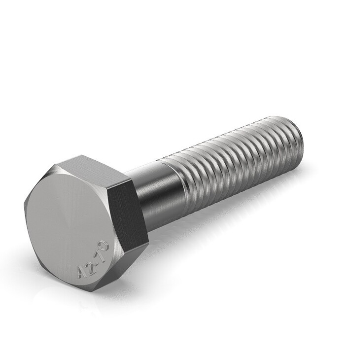 DIN 931 A2 KUUSIORUUVI kuva