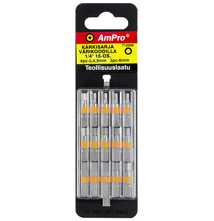 KÄRKISARJA KUUSIO 15-OS. VÄRIKOODILLA kuva