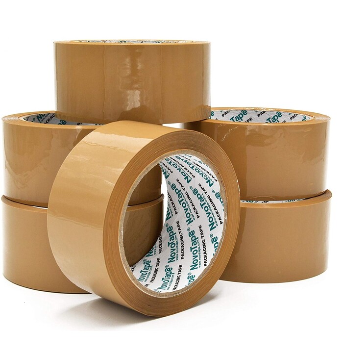 PAKKAUSTEIPPI RUSKEA 50MM/66M kuva