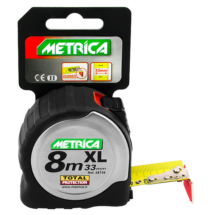 RULLAMITTA 8M X 33MM METRICA kuva