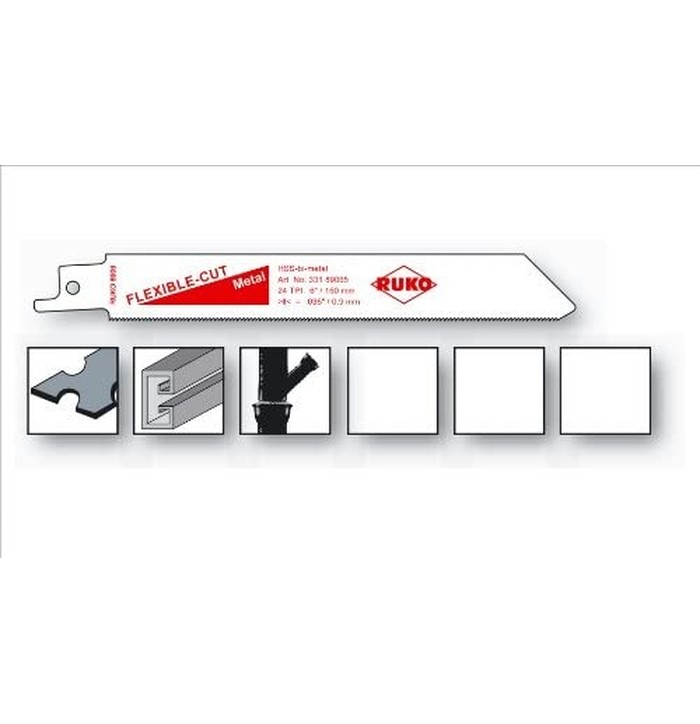 PUUKKOSAHANTERÄ HSS-BI 24TPI/150MM/5KPL kuva