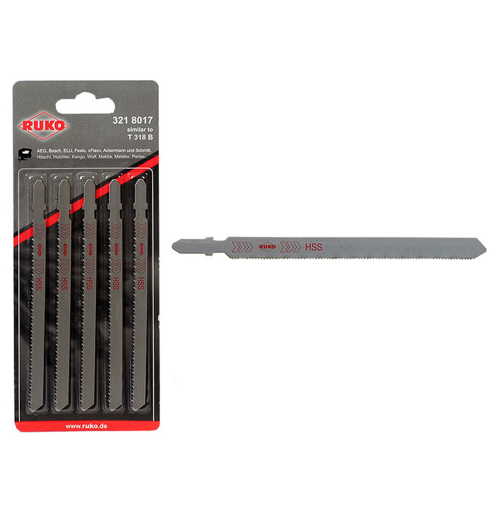 KUVIOSAHANTERÄ HSS 24TPI/132MM/5KPL kuva