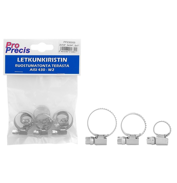 LETKUNKIRISTIN 12-20MM 6KPL AISI430 W2 kuva