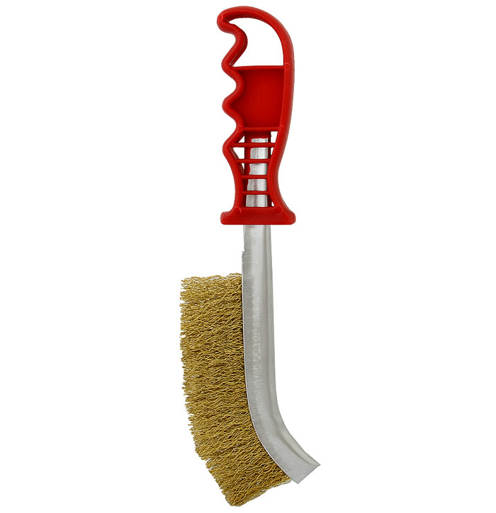 TERÄSHARJA 265 MM/0,4MM ST MESSINKIPINTA kuva