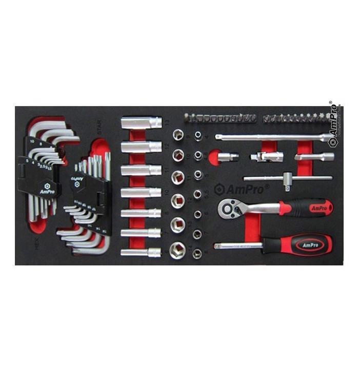 MD TYÖKALUSARJA 1/4" 67-OS. kuva