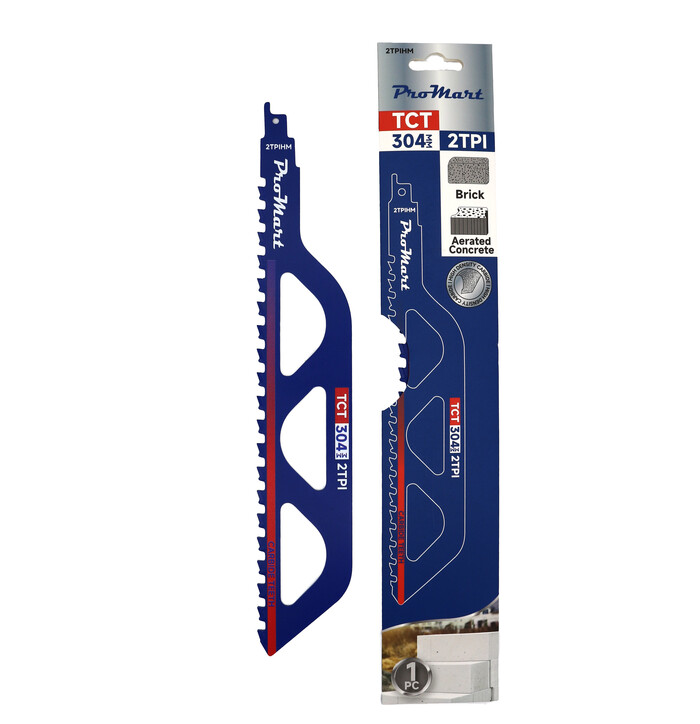 ProMart puukkosahanterä kevytsoraharkoille 2 TPI 305x1,5 (1kpl/pkt) kuva